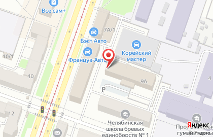 Банкомат Уралпромбанк на улице Гагарина на карте