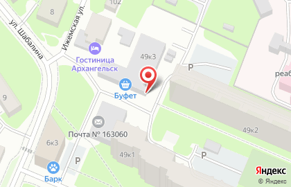 Гаражный кооператив Ижемский на карте