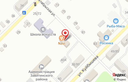 Завитинский, торгово-гостиничный комплекс на карте