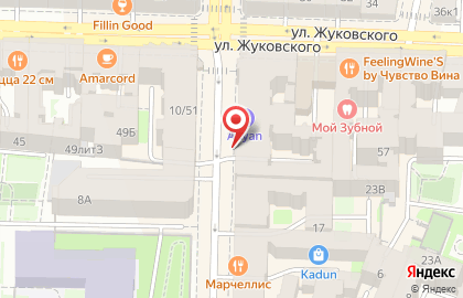 Пекарня-кондитерская Коржов на площади Восстания на карте