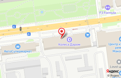 Шинный центр Колеса Даром на проспекте Николая Корыткова на карте