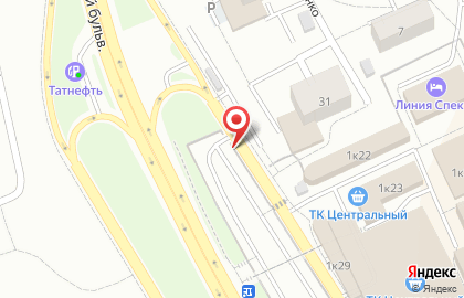 Автостоянка в Чебоксарах на карте