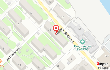 Ивановское областное отделение Союза художников России на улице Зверева на карте