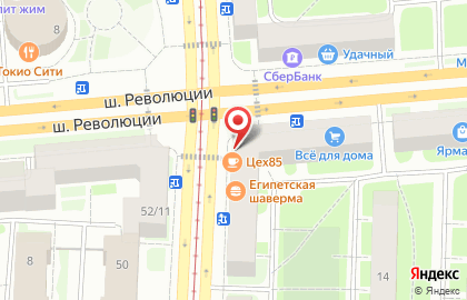 Производственная компания Север-Метрополь на Среднеохтинском проспекте на карте