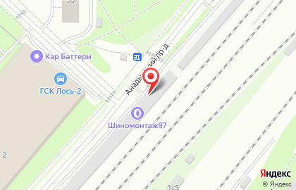 Автосервис Три товарища в Лосиноостровском районе на карте