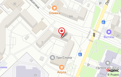 Просторы на карте