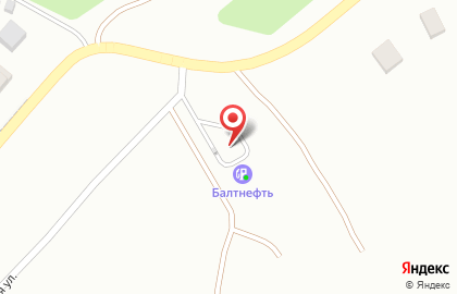 АЗС Балтнефть на Железнодорожной улице на карте