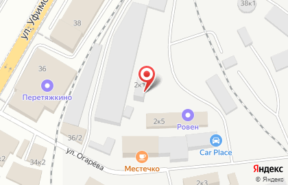 Торговая компания Экосфера на улице Огарева на карте
