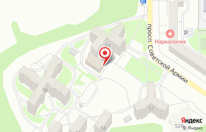 Супермаркет Пятёрочка в Заводском районе на карте