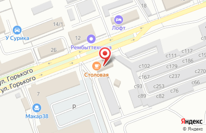 Город-А, СТО на карте