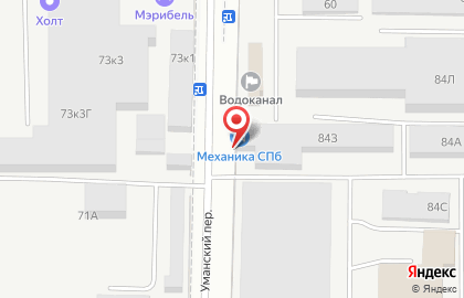 Производственно-торговая компания Механика СПб в Красногвардейском районе на карте