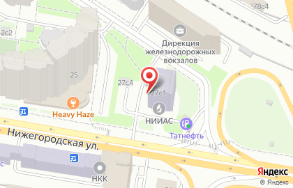АЗС Нефтьмагистраль на Нижегородской улице на карте