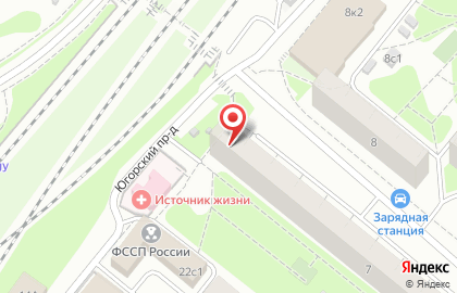 Общественный пункт охраны порядка Северо-Восточного административного округа на Холмогорской улице на карте