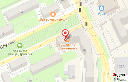 Пирожковая Уральские посикунчики в Мотовилихинском районе на карте