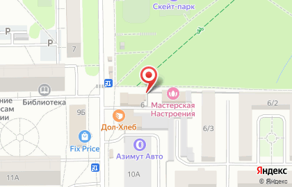 Киоск фастфудной продукции Пончиковая на карте