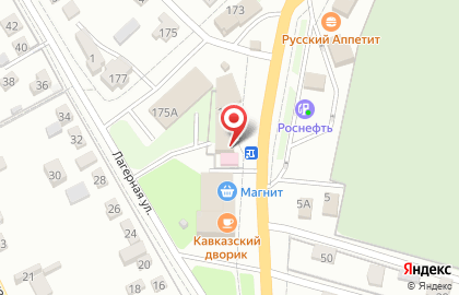 Магазин разливных напитков Моршанский купец на Лермонтовской улице на карте