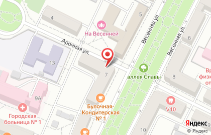 Центр косметологии и массажа LBS на Весенней улице на карте