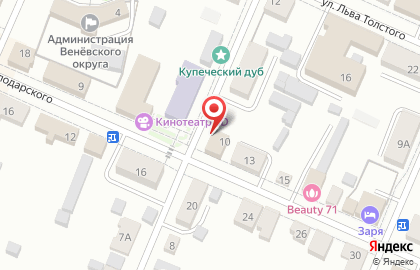 Веневское районное потребительское общество на карте