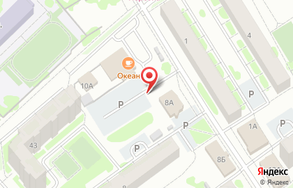 Автостоянка в Тюмени на карте