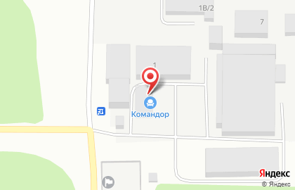 Командор в 1-м переулке на карте