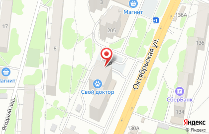 Сова на Октябрьской улице на карте