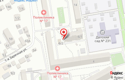 Продовольственный магазин Агрокомплекс на Симферопольской улице на карте