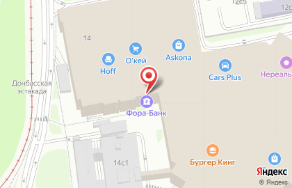 Акционерный коммерческий банк Фора-Банк в Нагатино-Садовниках на карте