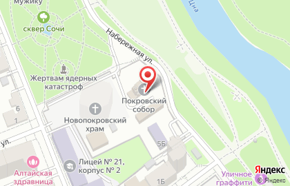 Покровский собор в Тамбове на карте