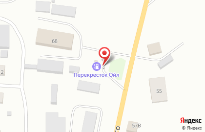 Перекресток Ойл на улице Котовского на карте