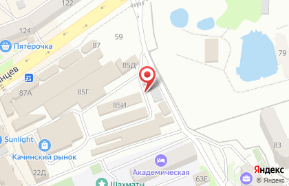 Автостоянка Озон на карте