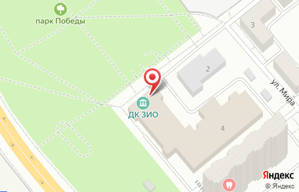 Дом культуры ЗиО на карте