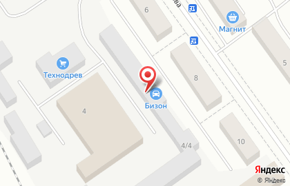 Автоцентр Бизон на улице Чернова на карте