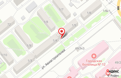 Патронажная служба Милосердие в Новосибирске на карте