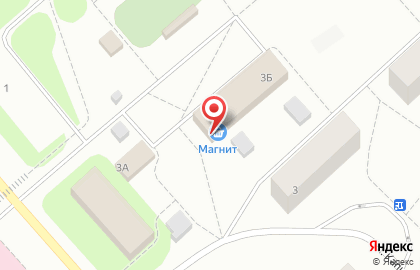 Супермаркет Магнит в Североморске на карте