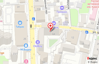 Школа-студия красоты Натальи Кравченко в Центральном районе на карте
