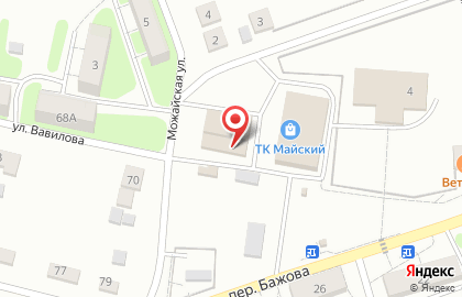 Супермаркет Пятёрочка на Кантемировской улице на карте