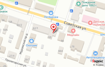 Электромонтаж во Владимире на карте