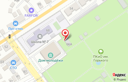 Парк культуры и отдыха им. М. Горького в Самаре на карте