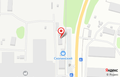 Магазин Скопинский мясокомбинат в Рязани на карте