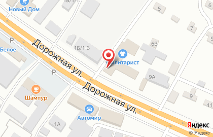 Киоск фастфудной продукции на Дорожной на карте