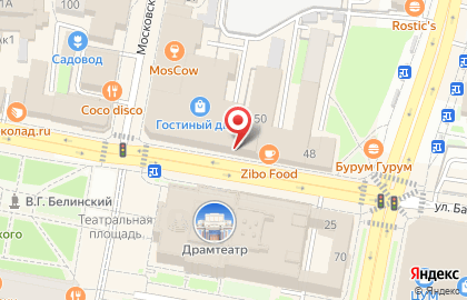 Страховое агентство в Железнодорожном районе на карте