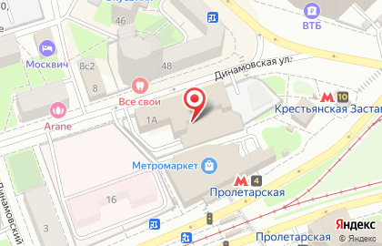 Бюро переводов Лингво Сервис на Динамовской улице на карте