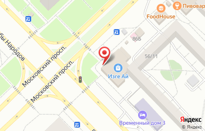 Банкомат Камкомбанк на Московском проспекте на карте