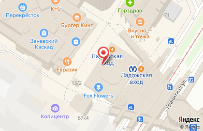 Банкомат ВТБ на Заневском проспекте, 69 на карте