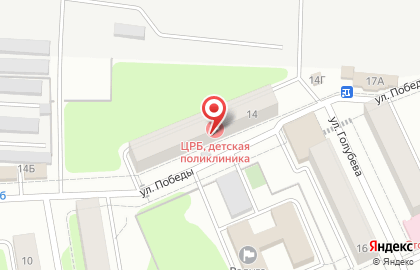 Детская поликлиника в Ярославле на карте