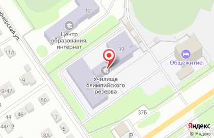 Училище (колледж) олимпийского резерва Тульской области на карте