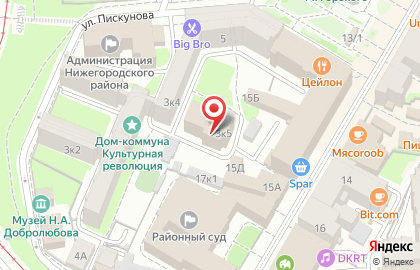 ОАО Банкомат, АКБ Абсолют Банк на улице Пискунова на карте