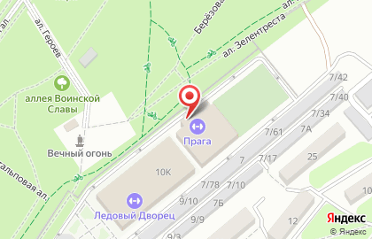 Фитнес-клуб Прага на карте