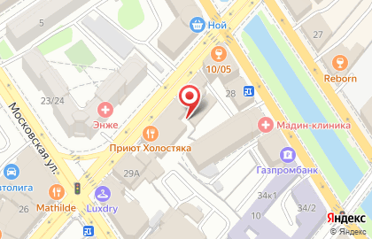 Сотмаркет на улице Чернышевского на карте