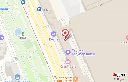 Дэнас-Центр на карте